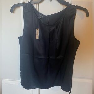 Talbots Black Sleeveless Blouse